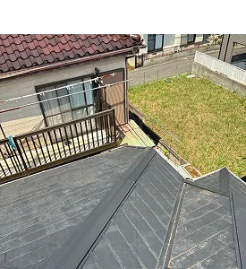 H様邸  新規棟板金取り付け