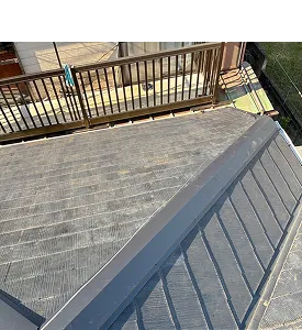 H様邸  新規棟板金取り付け